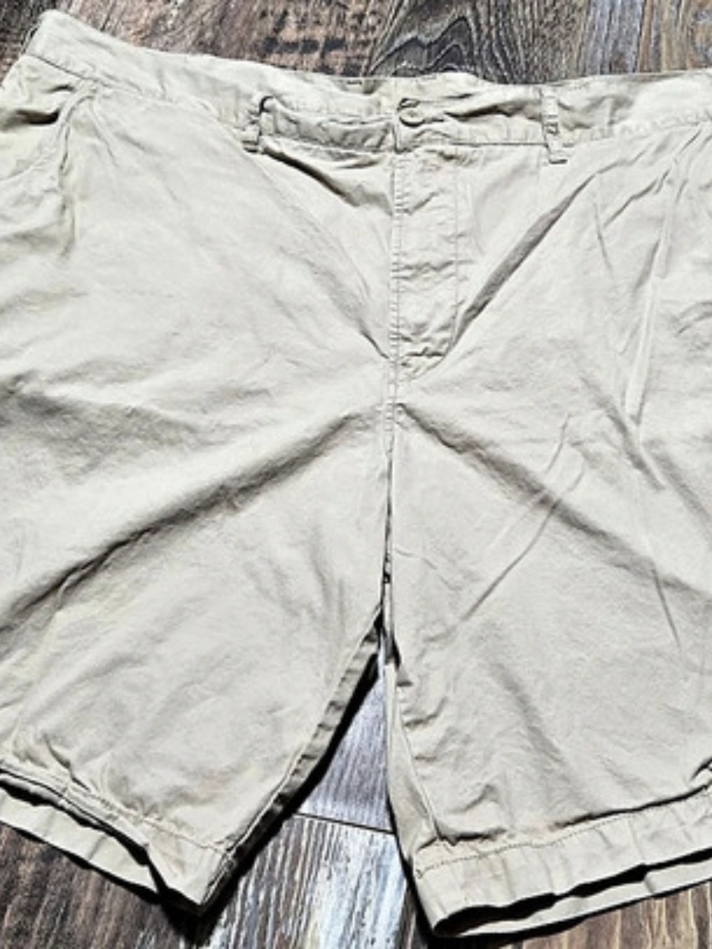 Lacoste Beige Cotton Twill Chino Shorts Men Size US 33 / EU 54